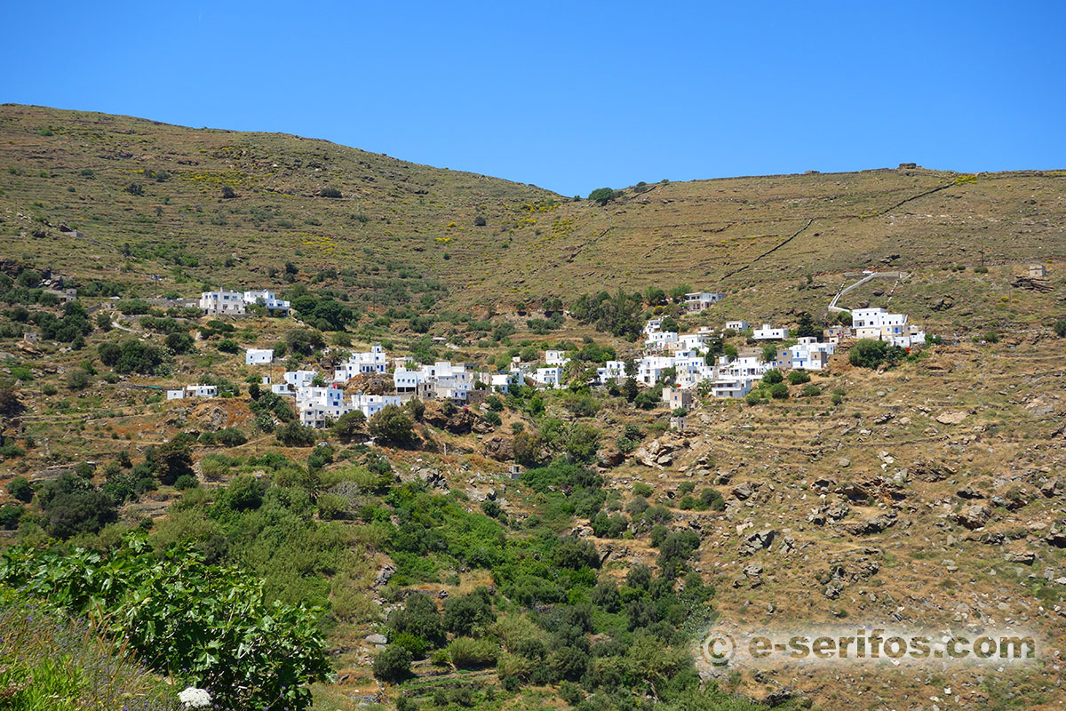 Vue panoramique du village de Kentarchos